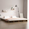 Letto a Pallet Miele 120x190 cm Massello Pino 4FT Small Double