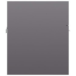 Mobile Sottolavabo Grigio Lucido 41x38,5x46 cm in Truciolato