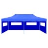 Tenda per Feste Pop-up Pieghevole Blu 3 x 6 m