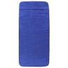 Asciugamani da Spiaggia 4pz Blu Reale 60x135 cm Tessuto 400 GSM