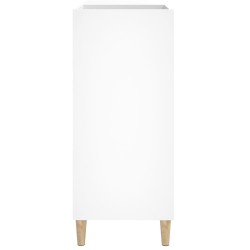 Mobile Porta Dischi Bianco 84,5x38x89 cm in Legno ingegnerizzato