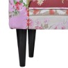 Panchina divanetto patchwork design floreale stile pastorale