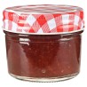 Vasi Marmellata in Vetro Coperchio Bianco e Rosso 48 pz 110 ml