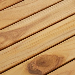 Piastrelle Esterni 30pz 30x30 cm Massello Teak Motivo Verticale