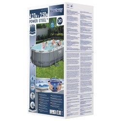 Bestway Piscina Fuori Terra Ovale Power Steel 427x250x100 cm