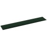 Pannelli Murali 12 pz Verde Scuro 90x15 cm Velluto 1,62 m²