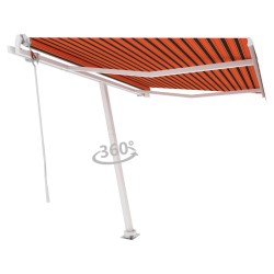   Tenda da Sole Automatica Autoportante 300x250cm Arancio Marrone