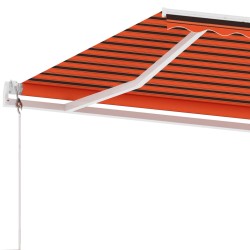   Tenda da Sole Automatica Autoportante 300x250cm Arancio Marrone