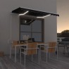 Tenda da Sole Automatica LED Sensore Vento 350x250cm Antracite