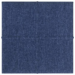 Pannelli Murali 12 pz Blu 30x30 cm in Tessuto 1,08 m²