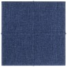 Pannelli Murali 12 pz Blu 30x30 cm in Tessuto 1,08 m²