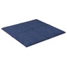 Pannelli Murali 12 pz Blu 30x30 cm in Tessuto 1,08 m²