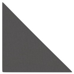 Pannelli Murali 12 pz Grigio Scuro 30x30 cm Tessuto 0,54 m²