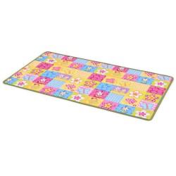 Tappeto da Gioco in Bouclé 133x180 cm con Motivo a Farfalle