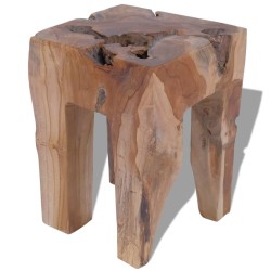 Sgabello in Legno Massello di Teak