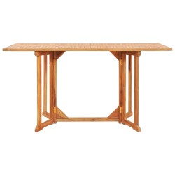 Tavolo Pieghevole a Farfalla 150x90x75 cm in Massello di Teak