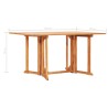 Tavolo Pieghevole a Farfalla 150x90x75 cm in Massello di Teak