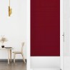 Pannelli Murali 12 pz Rosso Vino 90x30 cm Velluto 3,24 m²