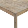 Set da Pranzo 5 pz in Legno Massello di Acacia