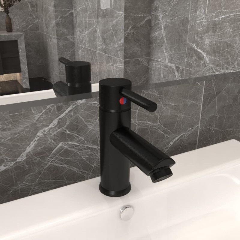 Rubinetto per Lavabo del Bagno Nero 130x176 mm