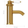 Rubinetto per Lavabo del Bagno Oro 130x180 mm