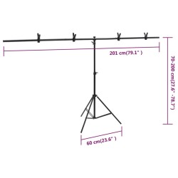 Kit per Studio Fotografico con Set di Luci e Fondale