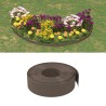 Bordature da Giardino 4 pz Marroni 10 m 15 cm in Polietilene