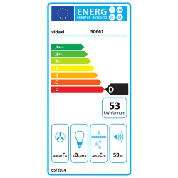 Cappa a Isola con Display LCD e Sensore Touch 756 m³/h LED