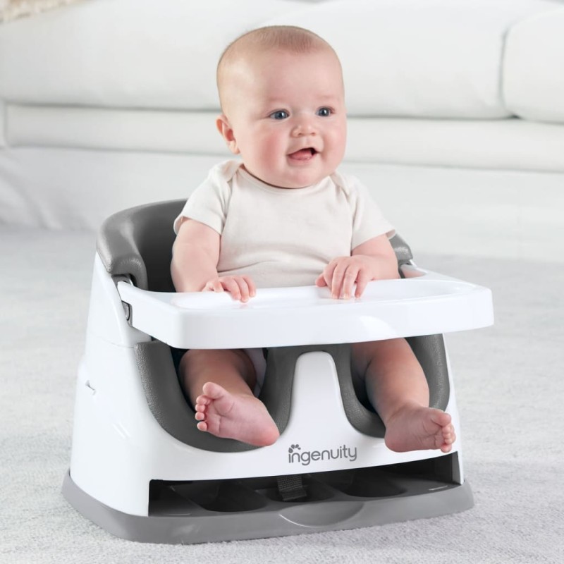 Ingenuity Rialzo Sedia Bambini 2-in-1 Baby Base Ardesia