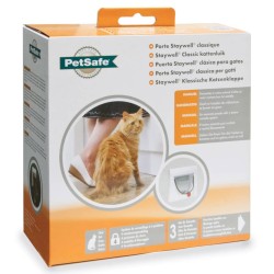 PetSafe Porta Basculante per Gatti Manuale a 4 Modalità Tunnel Classic 917 Bianco 5030