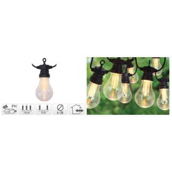 ProGarden Luci LED da Giardino 20 Lampadine 24 V