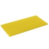 Pannelli Murali 12 pz Gialli 30x15 cm Tessuto 0,54 m²