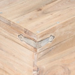 Baule 40x40x40 cm in Legno Massello di Acacia