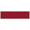   Pannelli Murali 12 pz Rosso Vino 60x15 cm Velluto 1,08 m²