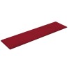   Pannelli Murali 12 pz Rosso Vino 60x15 cm Velluto 1,08 m²