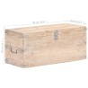 Baule 90x40x40 cm in Legno Massello di Acacia