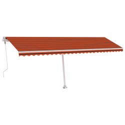   Tenda da Sole Autoportante Automatica 600x300cm Arancio Marrone