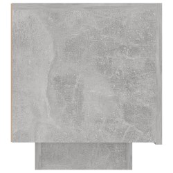 Comodino Grigio Cemento 100x35x40 cm in Truciolato