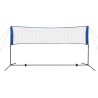 vidaXL Set Rete da Badminton con Volani 300x155 cm