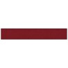 Pannelli Murali 12 pz Rosso Vino 90x15 cm Velluto 1,62 m²