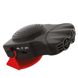 Carpoint Ventilatore con Riscaldamento 12 V 150 W Nero