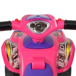 vidaXL Cavalcabile ATV per Bambini Rosa e Viola con Suoni e Luci