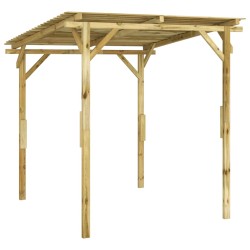 vidaXL Tettoia da Giardino in Legno di Pino Impregnato 180x180x189 cm