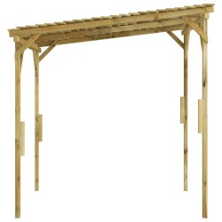 vidaXL Tettoia da Giardino in Legno di Pino Impregnato 180x180x189 cm