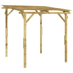 vidaXL Tettoia da Giardino in Legno di Pino Impregnato 180x180x189 cm