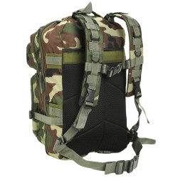 vidaXL Zaino Stile Militare 50 L Mimetico