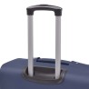 vidaXL 3 pz Set di Valigie Trolley Morbide Blu Marino