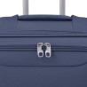 vidaXL 3 pz Set di Valigie Trolley Morbide Blu Marino