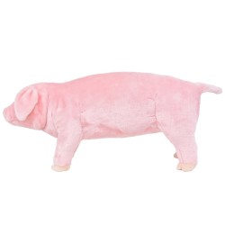 vidaXL Maialino in Peluche in Piedi Rosa XXL