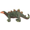 vidaXL Dinosauro Stegosaurus in Peluche in Piedi Verde e Arancione XXL